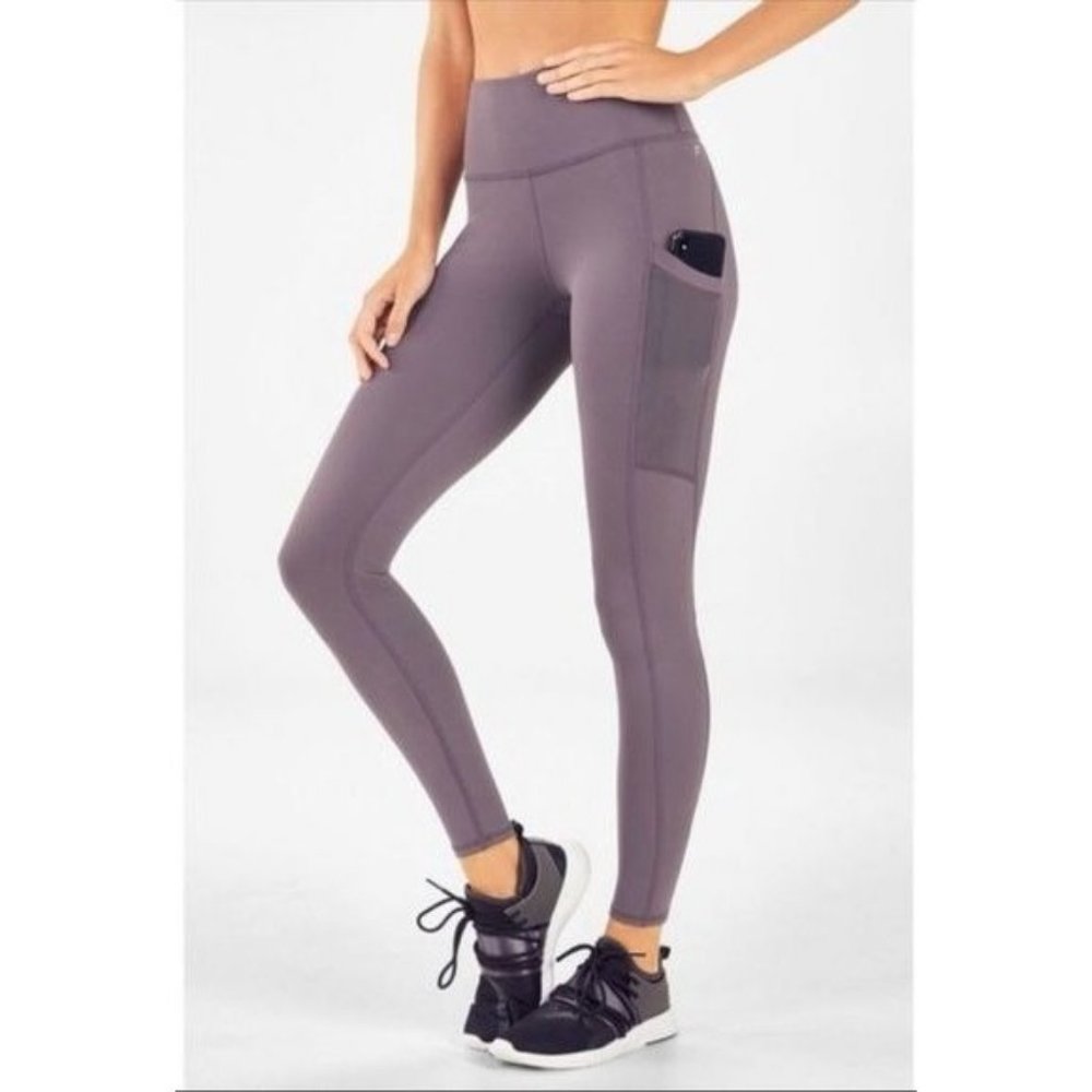 Fabletics Plum Legging with Side Pocket